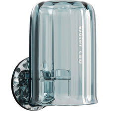 Suport Multifunctional 2 in 1, Pahar si Suport pentru Periuta de Dinti, Kadeny, Plastic, Dimensiune: 10.4 x 7.3 x 7.3 cm, Albastru