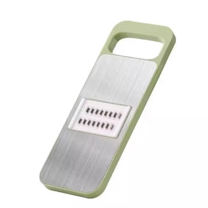 Set Multifunctional din 7 Piese, Kadeny, pentru Taierea si Maruntirea Legumelor, Uz Casnic,din Otel Inoxidabil, Gri-Verde