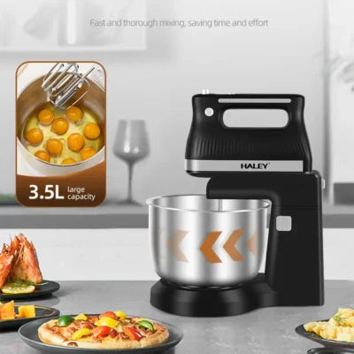 Mixer de mana Haley HY-1660 – 5 trepte de viteza si functie turbo pentru preparate perfecte