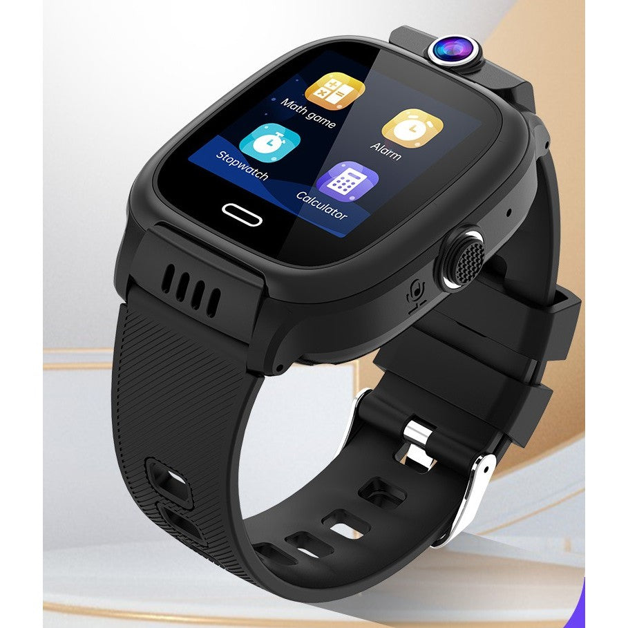 Ceas Smartwatch Kaveny, Pentru Copii, Model Y36, cu Functie Telefon, 4G, Localizare LBS, Istoric Traseu, Monitorizare Spion, Apel Video, Rezistent la Apa, Negru
