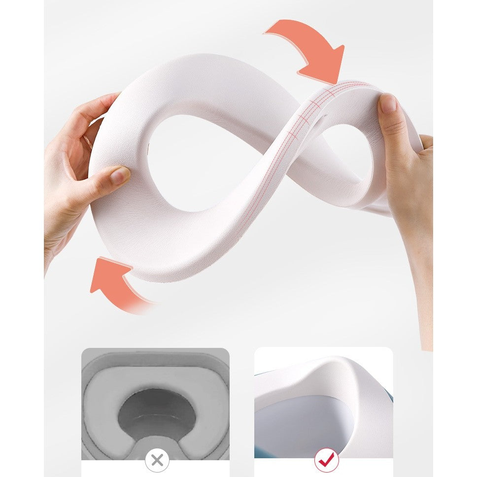 Olita pentru Copii, Kadeny, +1an, Portabila, cu Capac, Model Prietenos, Non-Toxic, Compartiment Detasabil, cu 4 Picioare, Usor de Curatat, Mov Gold