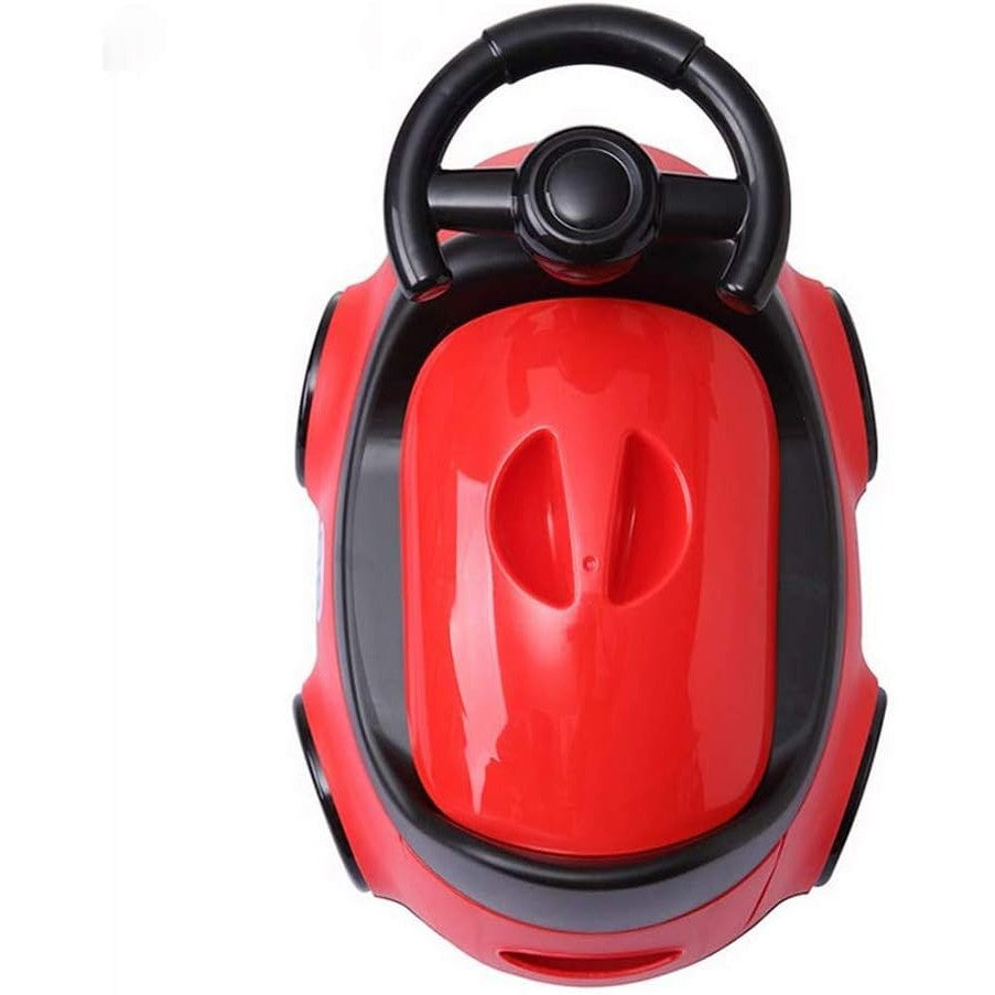 Olita pentru Copii, Kadeny, +1an, Portabila, Design Masinuta cu Capac, Model Prietenos, Non-Toxic, Compartiment Detasabil, Usor de Curatat, Rosu