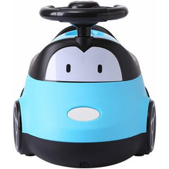 Olita pentru Copii, Kadeny, +1an, Portabila, Design Masinuta cu Capac, Model Prietenos, Non-Toxic, Compartiment Detasabil, Usor de Curatat, Albastru