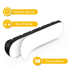 Organizator Cabluri, Kadeny, Cable Clips, Fixare Dublu Adeziv, Silicon, 3 Sloturi, Negru