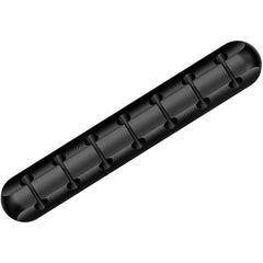 Organizator Cabluri, Kadeny, Cable Clips, Fixare Dublu Adeziv, Silicon, 7 Sloturi, Negru