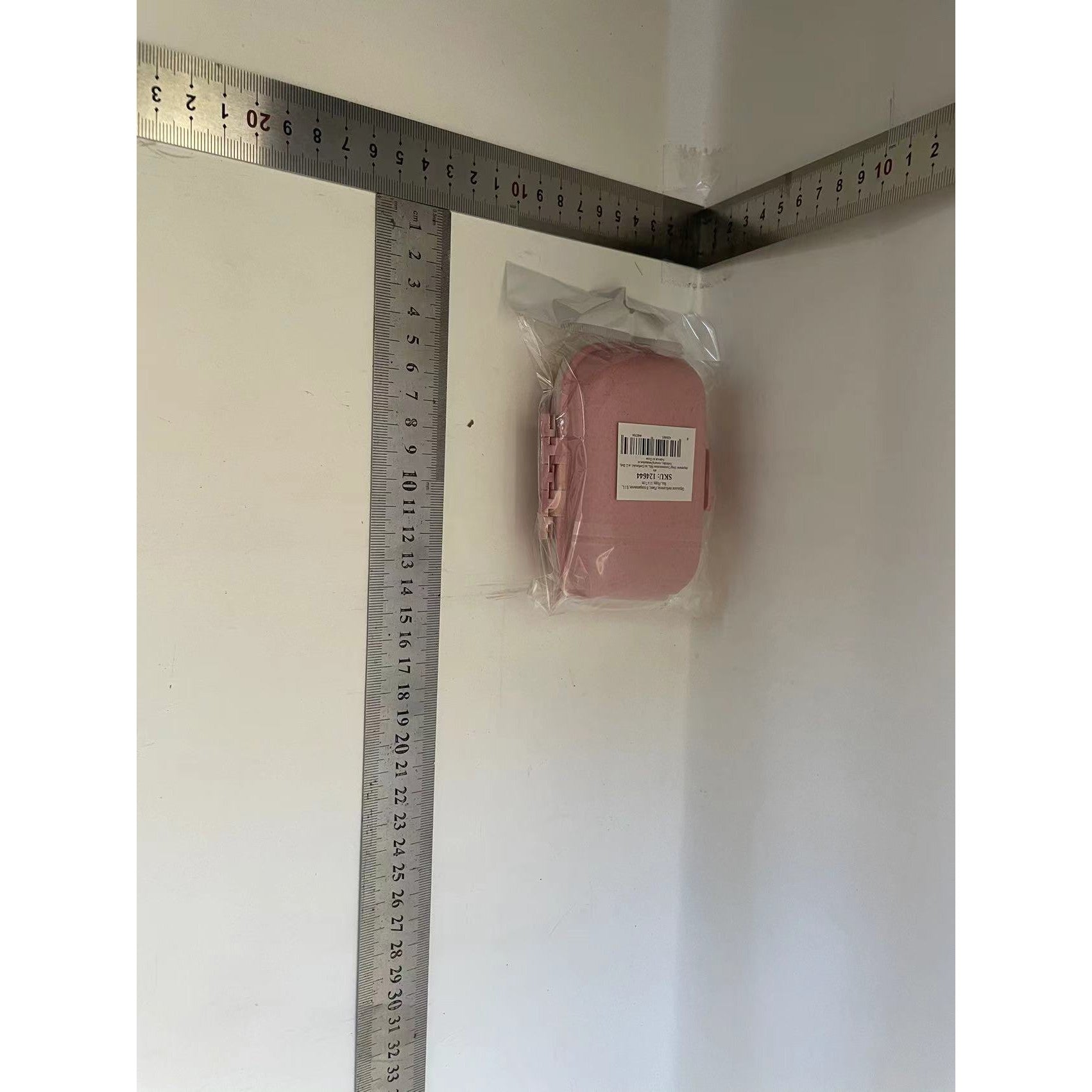 Organizator medicamente, Plastic, 8 compartimente, 0.1 L, Roz, Kaveny, 11 x 7 cm