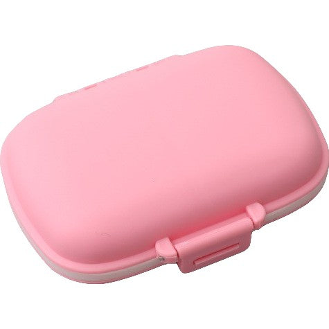 Organizator medicamente, Plastic, 8 compartimente, 0.1 L, Roz, Kaveny, 11 x 7 cm
