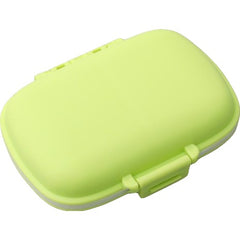Organizator medicamente, Plastic, 8 compartimente, 0.1 L, Verde, Kaveny, 11 x 7 cm