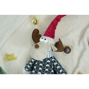 Ornament de Craciun ren, Kadeny, multicolor, textil, 68 cm