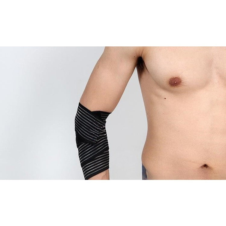 Orteza Elastica, Kadeny, Pentru Picior/Mana, cu Prindere Velcro, 7.5 x 180 cm, din Nailon, Negru