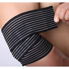 Orteza Elastica, Kadeny, Pentru Picior/Mana, cu Prindere Velcro, 7.5 x 180 cm, din Nailon, Negru