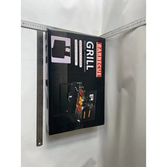 Gratar Portabil, Kadeny, Pliabil, Tip Servieta, cu Accesorii pentru Gatit Incluse, Confectionat din Metal, 46x43x26 cm, Negru