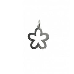 Pandantiv din Argint 925 Jolie Silver, Model Floare contur, 15 x 10 mm, 0.5 g