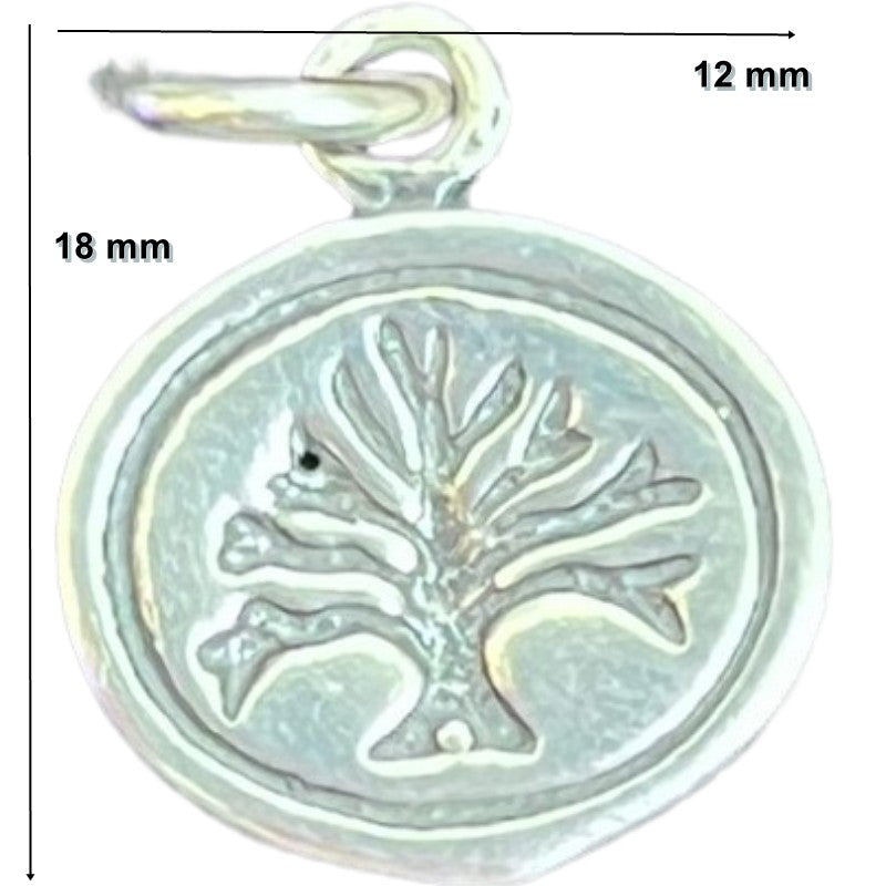 Pandantiv din Argint 925 Jolie Silver, Model Banut cu Pomul Vietii, 18 x 12 mm, 1.6 g