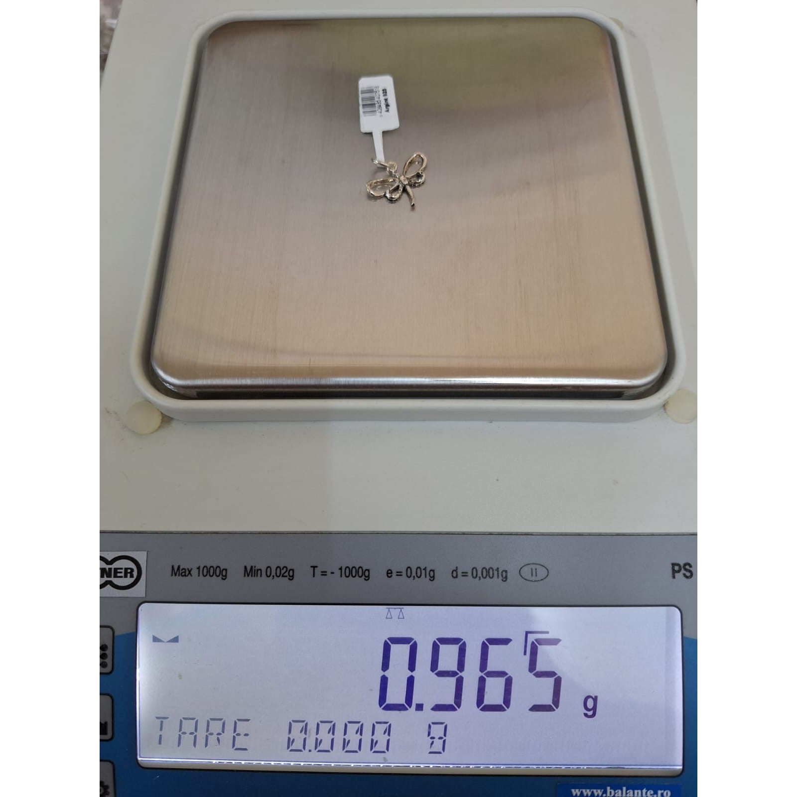 Pandantiv din Argint 925 Libelula Contur, 0.92 g