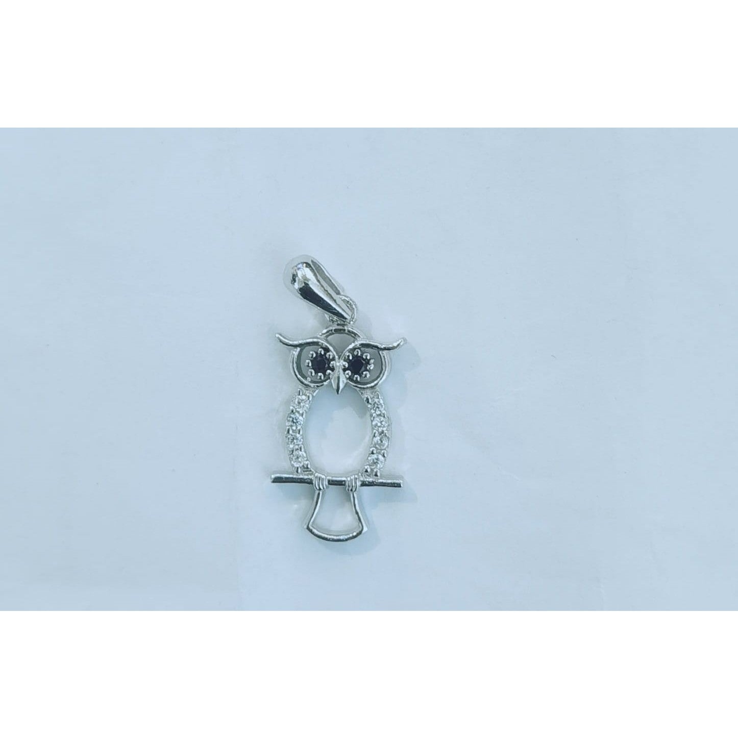 Pandantiv din Argint 925, 0.91 g, model Bufnita cu pietre