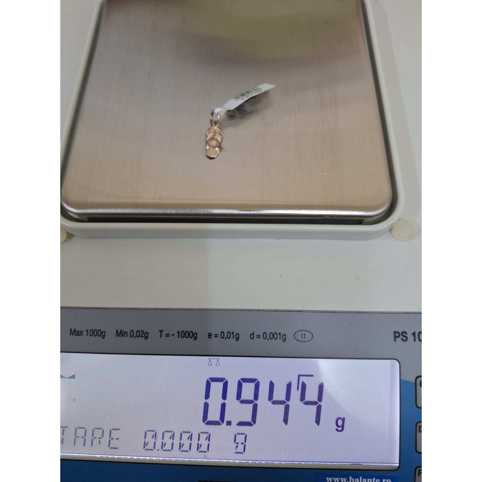 Pandantiv din Argint 925 Papuc, 1 g