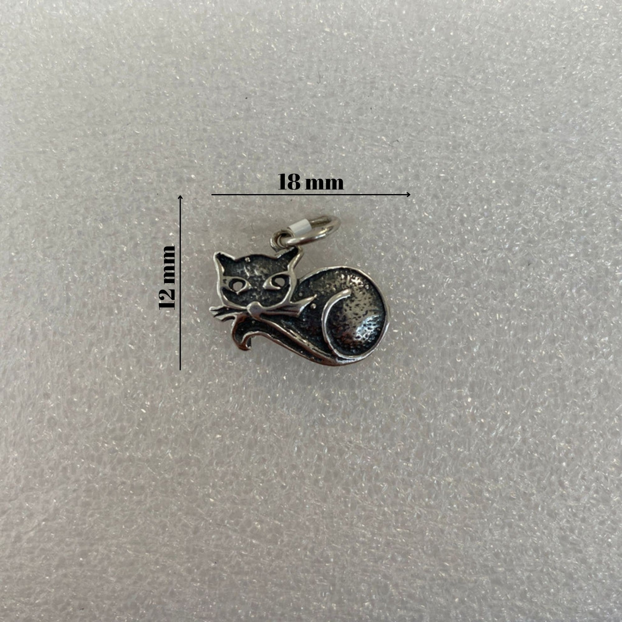 Pandantiv, Jolie Silver, Argint 925, Model Pisica, 1.4 g, 12x18 mm