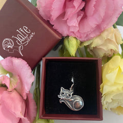 Pandantiv, Jolie Silver, Argint 925, Model Pisica, 1.4 g, 12x18 mm