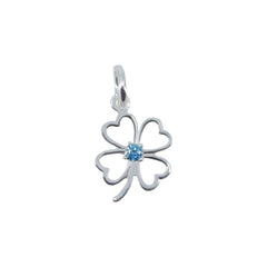 Pandantiv Argint 925 Jolie Silver Trifoi cu Piatra, 0.81 g