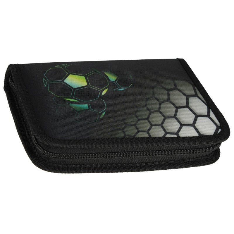 Penar echipat Starpak Pixel Game, 1 fermoar, negru cu verde, 506713