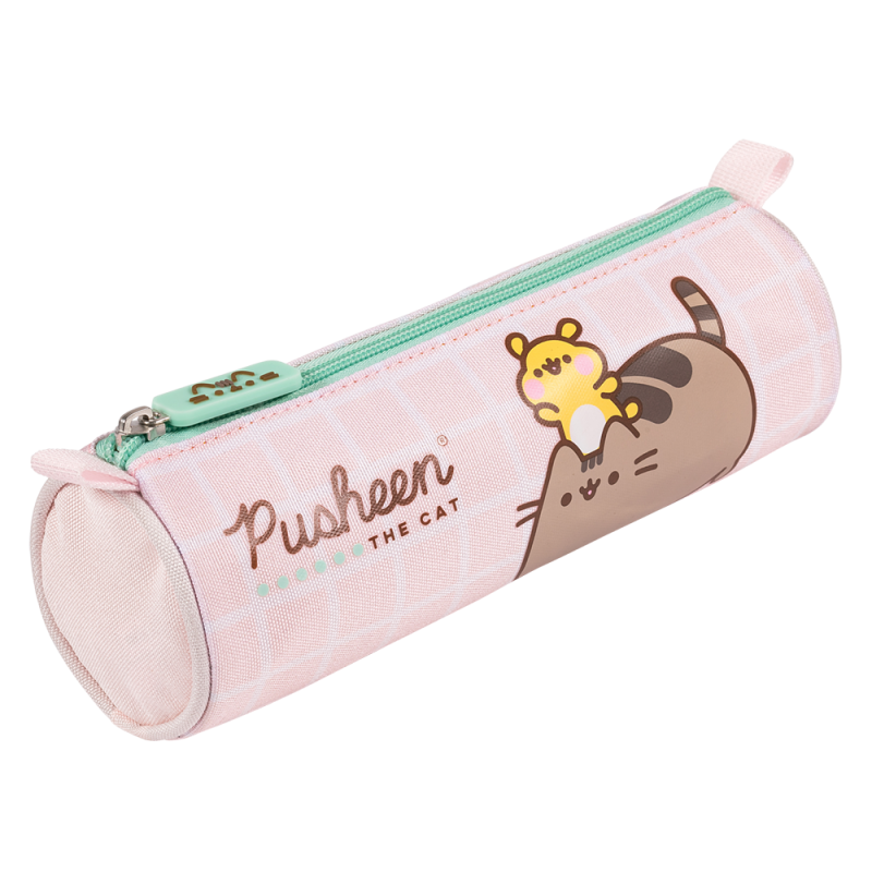 Penar neechipat St.Majewski Pusheen, 1 fermoar, roz pastel, cilindric, 657344