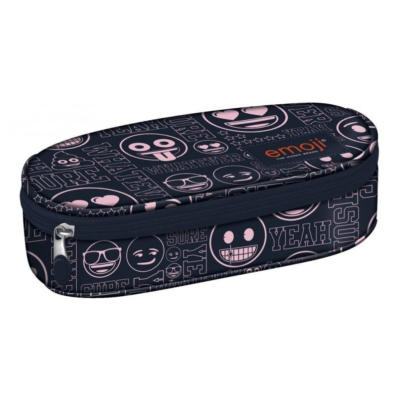 Penar neechipat St.Majewski Emoji, 1 fermoar, bleumarin cu roz, 207358