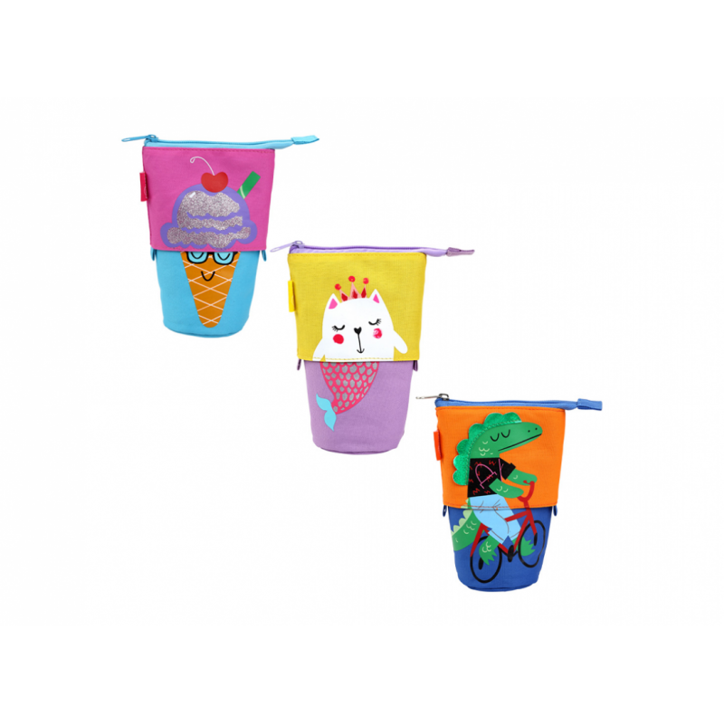 Penar neechipat Keyroad Stand Up diverse modele, 1 fermoar, diverse culori, KR972223