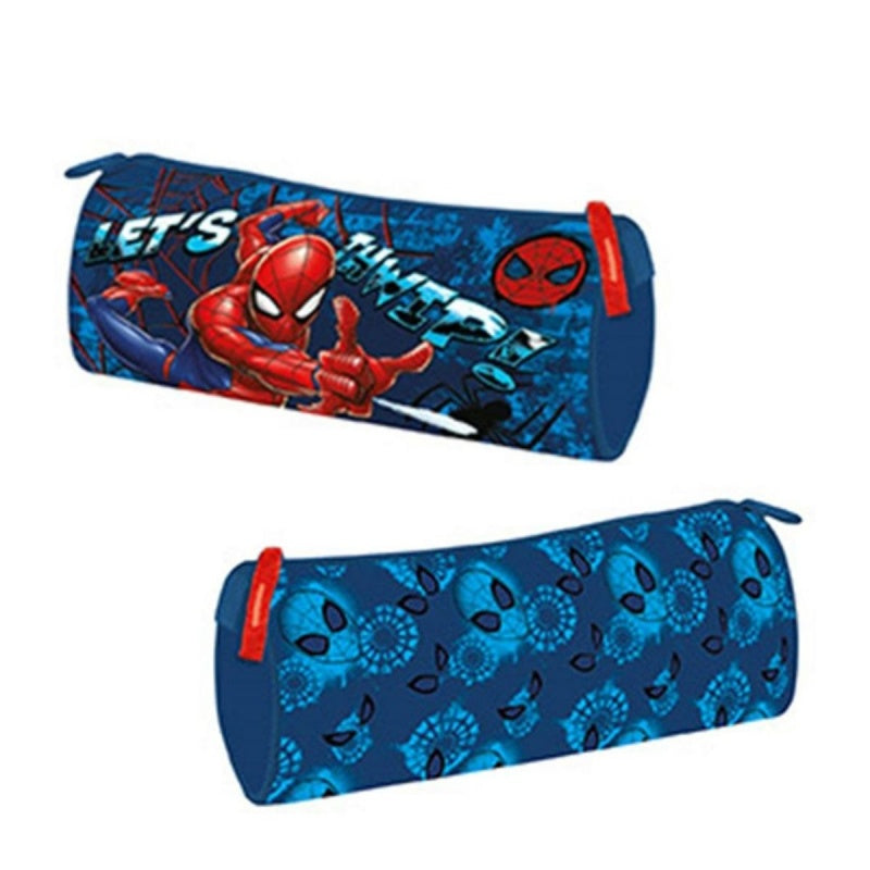 Penar neechipat St.Majewski Spiderman, 1 fermoar, albastru, cilindric