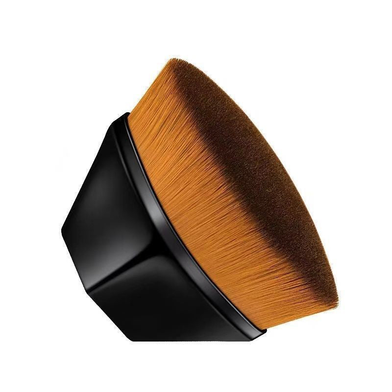 Pensula kabuki plata pentru fond de ten, Kaveny, negru