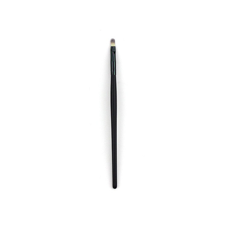 Pensula de Machiaj, Kaveny, din Par Sintetic, pentru Detalii, 15.5 cm, Negru
