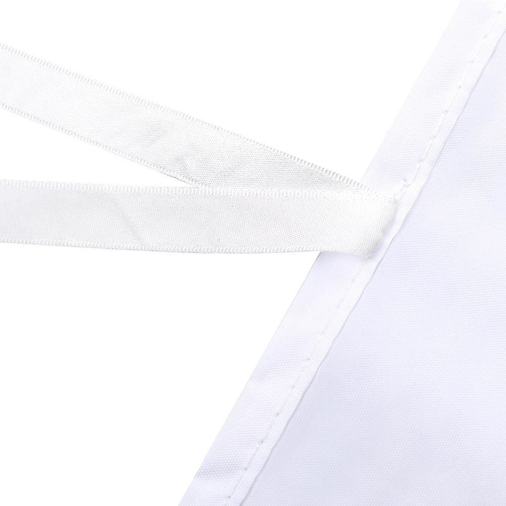 Perete Lateral Cort Evenimente 18 m, Kaveny, material textil oxfort 700D Alb