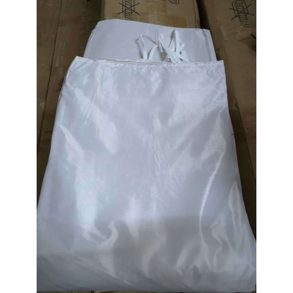 Perete Lateral Cort Evenimente 18 m, Kaveny, material textil oxfort 700D Alb