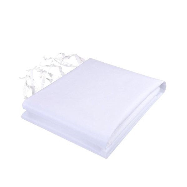 Perete Lateral Cort Evenimente 18 m, Kaveny, material textil oxfort 700D Alb