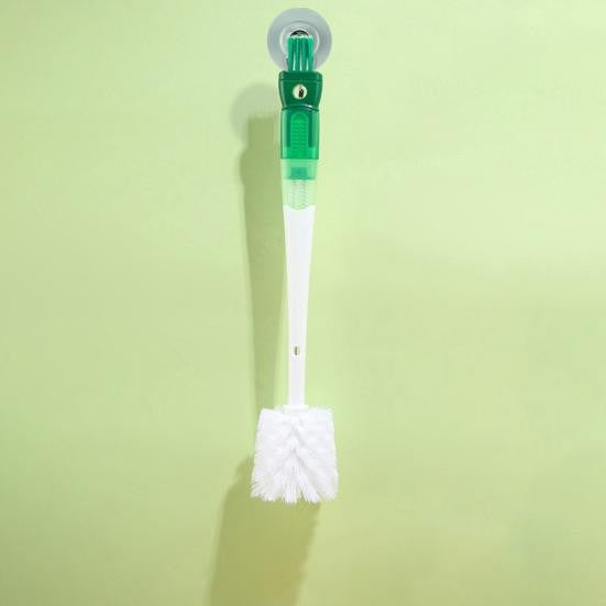 Perie 5 in 1 de Curatat Pahare, Cani, Sticle, Kadeny, cu Maner Lung, Accesorii pentru Spalarea Paielor si Capacelor, Usor de Agatat, 36x7x7cm, Verde-Alb