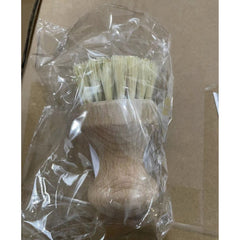 Perie de Curatat Vase si Alimente, Kadeny, din Lemn de Bambus, 8 x 5 cm, Perie din Sisal, Maro