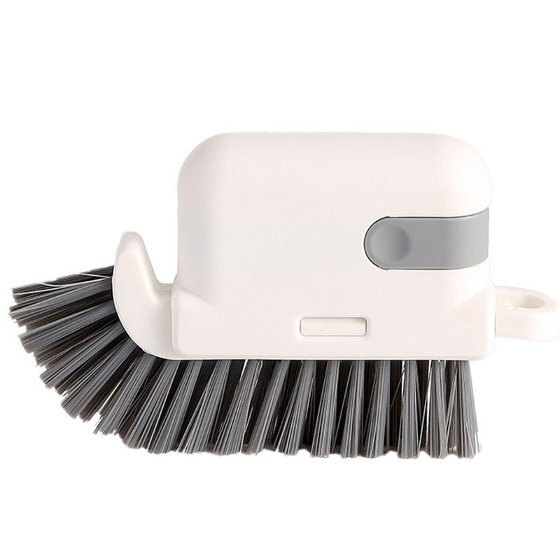 Perie Multifunctionala 3 in 1 de Curatare, Kaveny, pentru Bucatarie, Vesela, Geamuri, Cap Detasabil, 9x15x2.5 cm, Gri