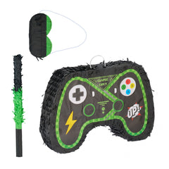 Pinata Controler Gamepad pentru Petrecere, Kaveny, din Hartie si Carton, Pinata pentru Petreceri, 42 x 28 x 8 cm, Negru