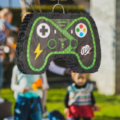 Pinata Controler Gamepad pentru Petrecere, Kaveny, din Hartie si Carton, Pinata pentru Petreceri, 42 x 28 x 8 cm, Negru