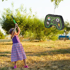 Pinata Controler Gamepad pentru Petrecere, Kaveny, din Hartie si Carton, Pinata pentru Petreceri, 42 x 28 x 8 cm, Negru