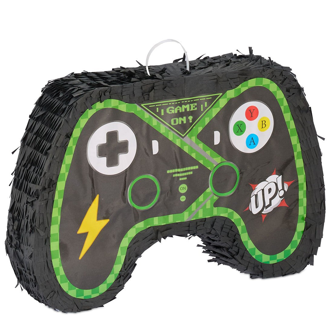 Pinata Controler Gamepad pentru Petrecere, Kaveny, din Hartie si Carton, Pinata pentru Petreceri, 42 x 28 x 8 cm, Negru