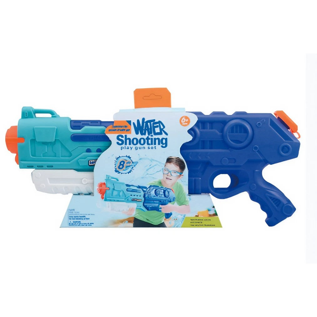 Pistol cu Apa pentru Copii, Rezervor de 1500 ml, Maner de transport, Pentru Piscina/Plaja, Kaveny, 3 ani+, Bleumarin, Lungime 44 cm