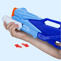 Pistol cu Apa pentru Copii, Rezervor, Pentru Piscina/Plaja, Kaveny, 6ani+,  3 duze, Albastru, 770ML