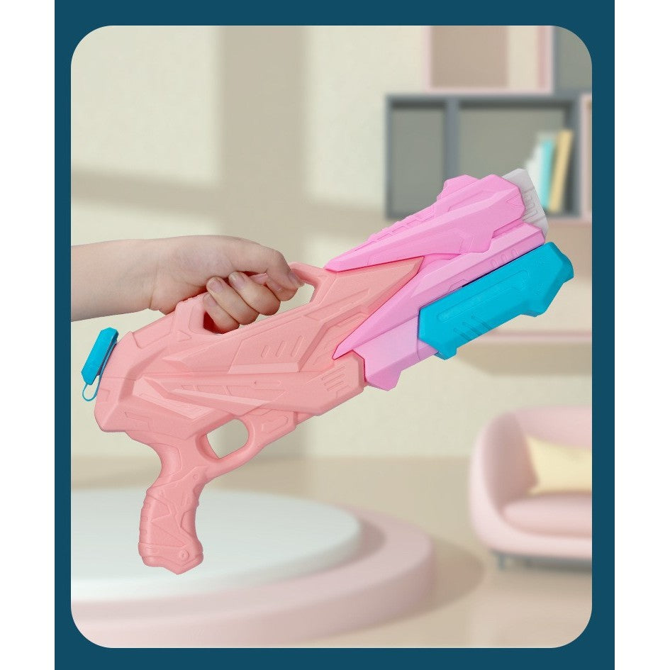 Pistol cu Apa pentru Copii, Rezervor, Pentru Piscina/Plaja, Kaveny, 6ani+,  3 duze, Roz, 500ML