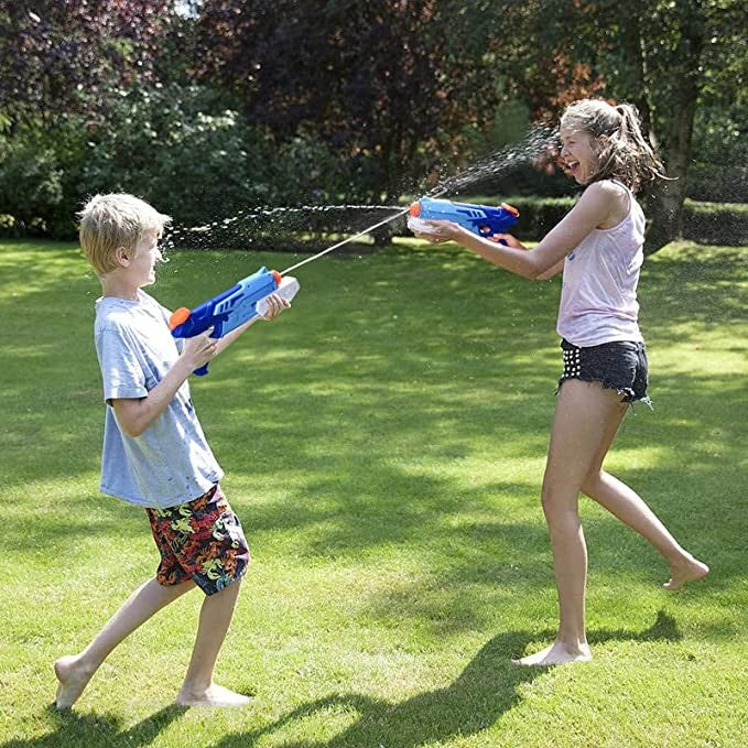 Pistol cu Apa pentru Copii, Rezervor, Pentru Piscina/Plaja, Kaveny, 6ani+,  Albastru, 300ML