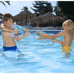 Pistol cu Apa pentru Copii, Rezervor, Pentru Piscina/Plaja, Kaveny, 6ani+, Albastru, 4 duze, 900ML