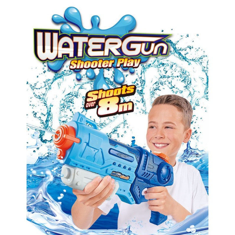 Pistol cu Apa pentru Copii, Rezervor, Pentru Piscina/Plaja, Kaveny, 6ani+,  Albastru, 990ML