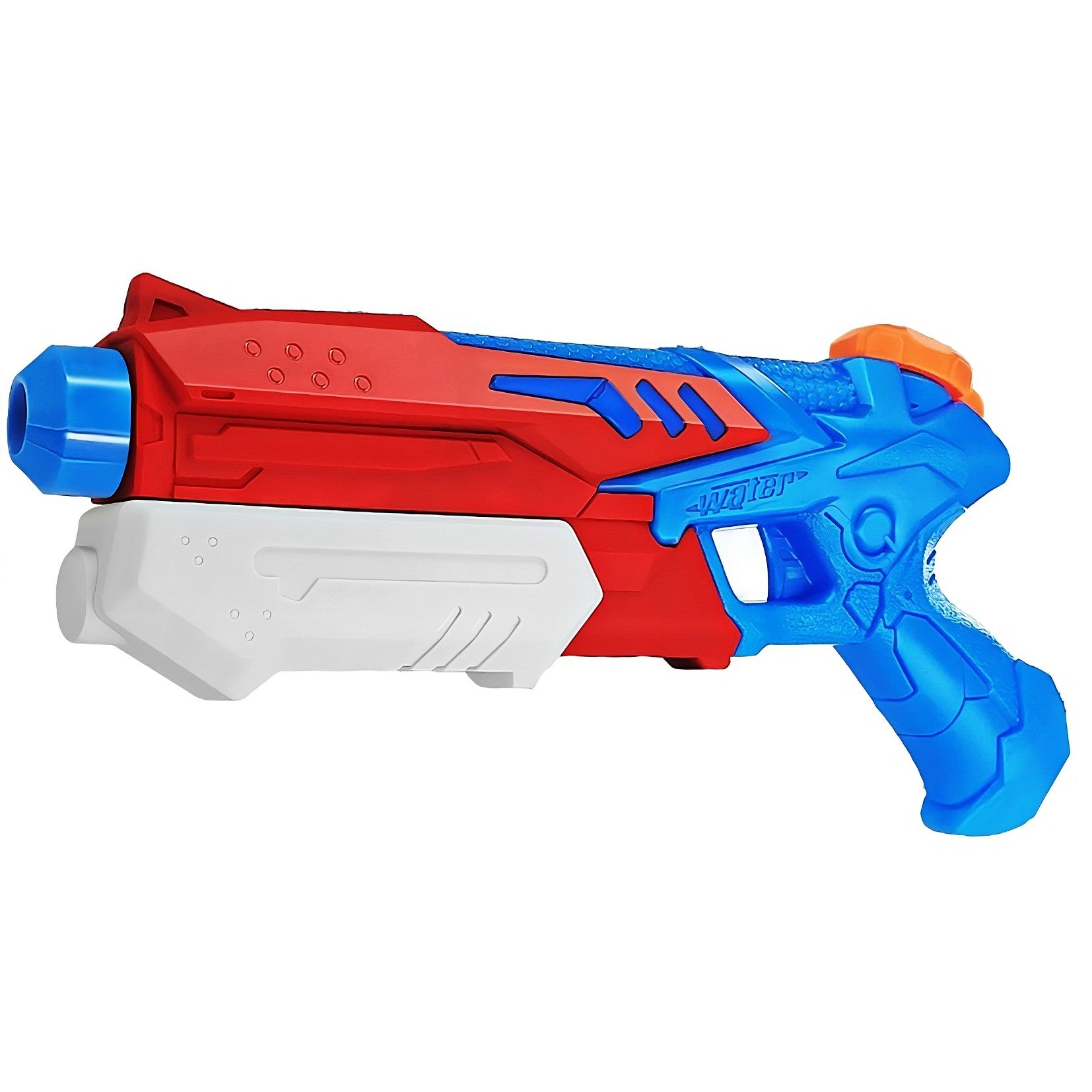 Pistol cu Apa pentru Copii, Rezervor, Pentru Piscina/Plaja, Kaveny, 6ani+,  Albastru deschis/Rosu, 300ML