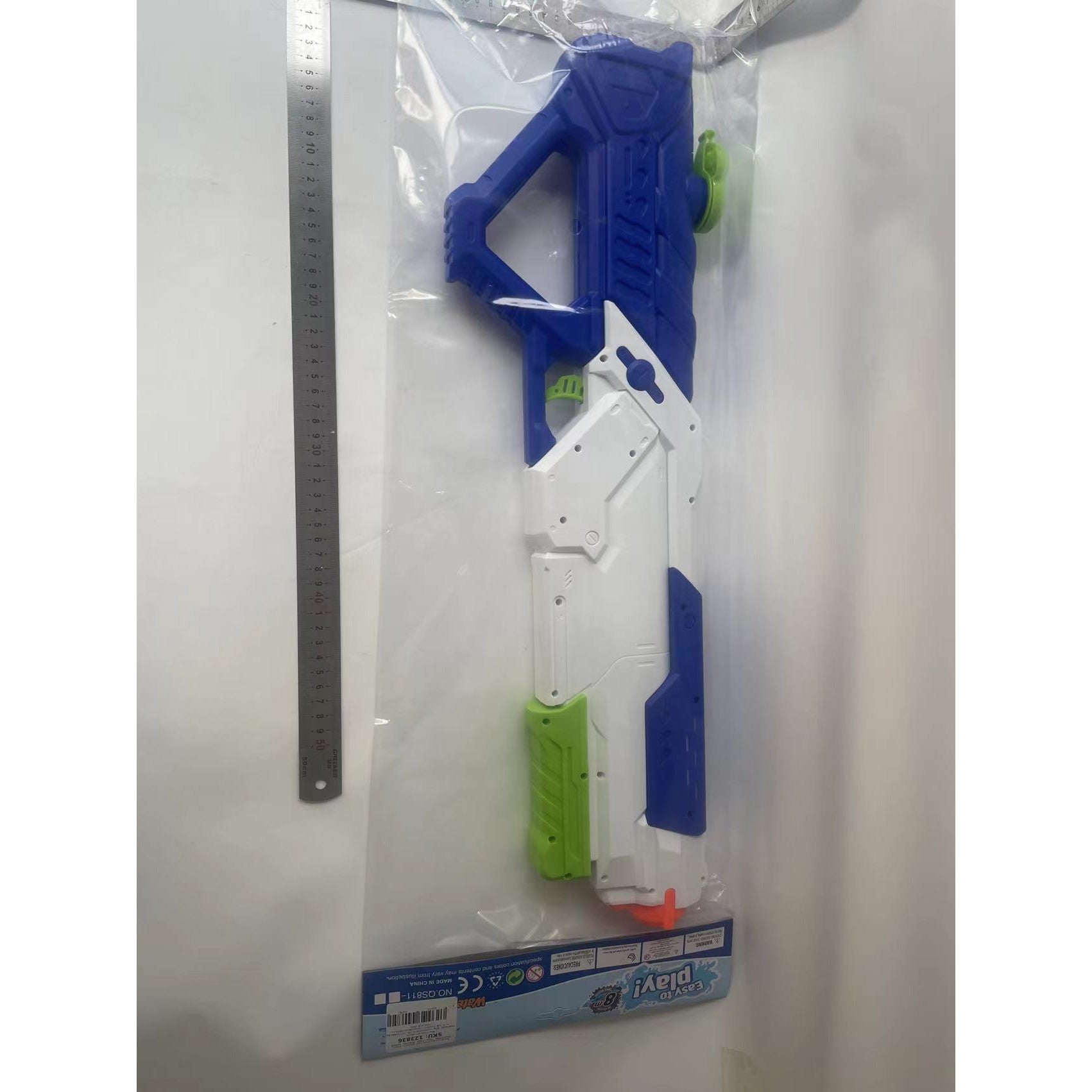 Pistol cu Apa pentru Copii, Rezervor, Pentru Piscina/Plaja, Kaveny, 6ani+,  Multicolor, 1200ML