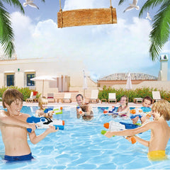 Pistol cu Apa pentru Copii, Rezervor, Pentru Piscina/Plaja, Kaveny, 6ani+,  Multicolor, 1250ML